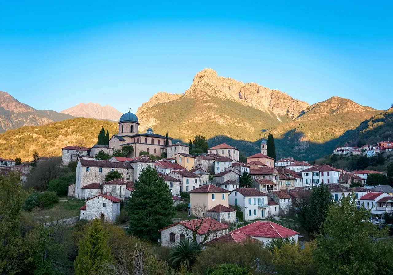 Historické královské město Cetinje pod horou Lovćen, kolébka státnosti Černé Hory